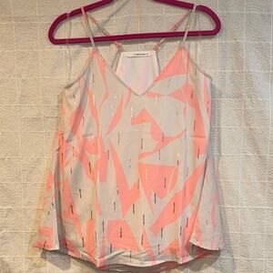 Camilla Pink and Cream Patterned Camisole